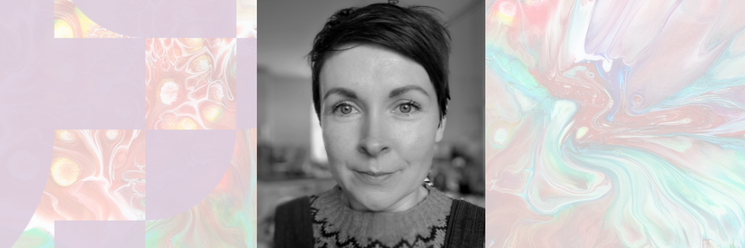 Headshot of Shauna Concannon on an IMH Banner