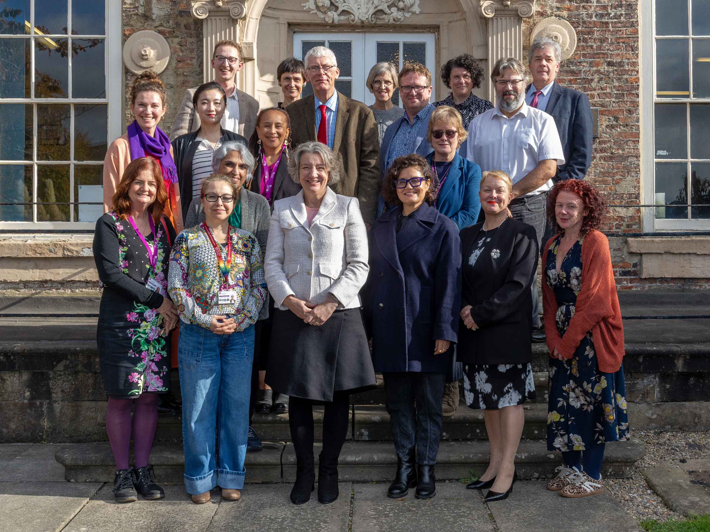 IAS Fellows outside Cosin's Hall - Michaelmas