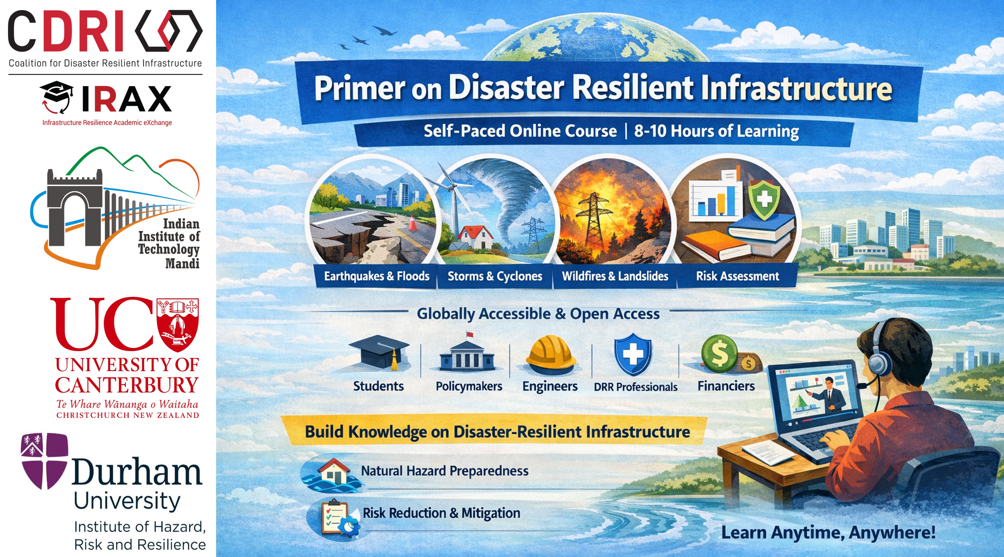 Grant success – ‘Primer on Disaster Resilient Infrastructure (PoDRI)
