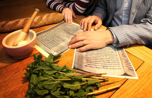 A medieval food book and cooking preperation